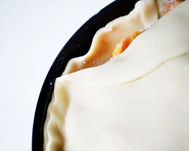 水蜜桃馅饼准备